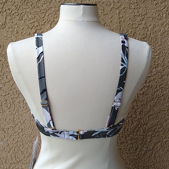 Athleta NWT underwire bra size bikini top floral - Picture 5 of 16